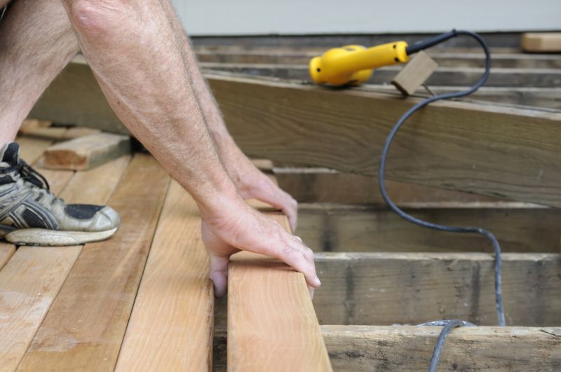 Ground Level Deck Construction in Worcester, MA