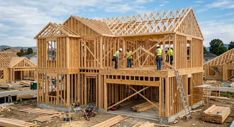 Custom Home Framing